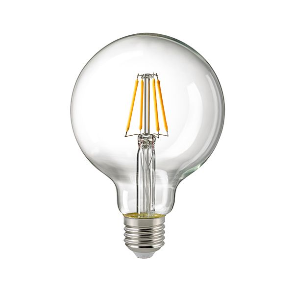 LED Filament Leuchtmittel Globe klar 9W E27 1055lm 2700K dimmbar