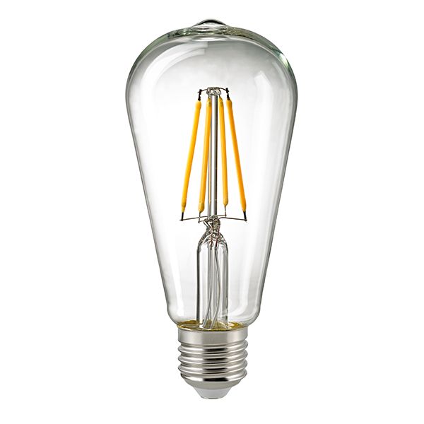 LED Filament Leuchtmittel Edison Klar 7W E27 806lm 2700K~2200K dim-to-warm