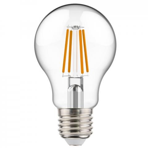 LED Leuchtmittel A60 6W klar dim-to-warm dimmbar 720lm 2200-2700K