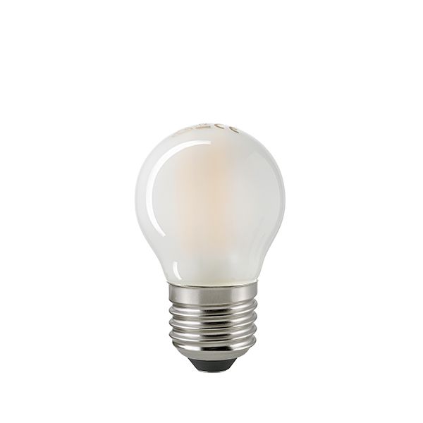 LED Filament Leuchtmittel Kugel matt 4,5W E27 470lm 2700K~2200K Dim-To-Warm