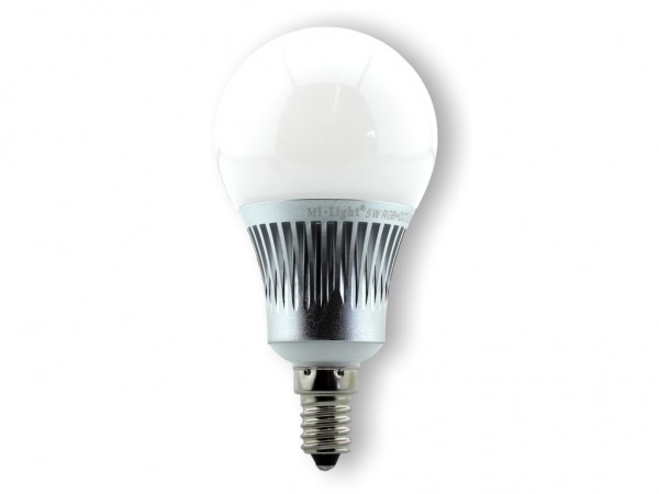 MI-013 LED Leuchtmittel E14 230VAC RGB-CCT 5W 450lm RF