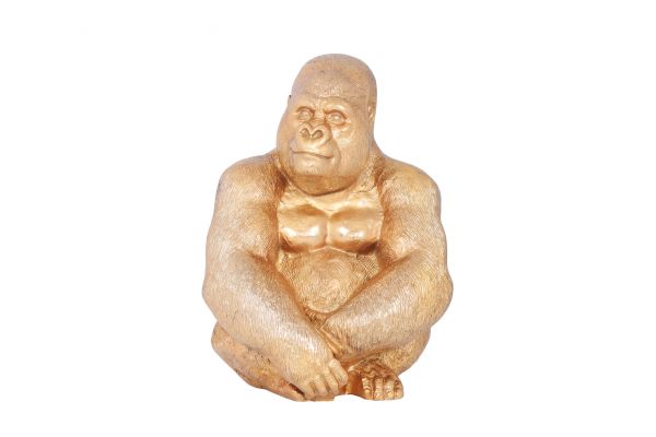 Gorilla Figur KONG Gold