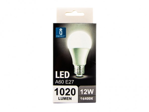 LED Leuchtmittel A60 12W E27 6400K kaltweiss